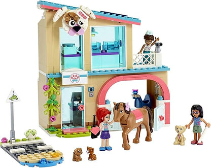 LEGO Friends Heartlake City Vet Clinic 41446 Building Kit; Animal Rescue Toy Makes a Great-Value Christmas, Holiday or Birthday Gift for Kids Who Love Vet Clinic Pretend Play, New 2021 (258 Pieces)