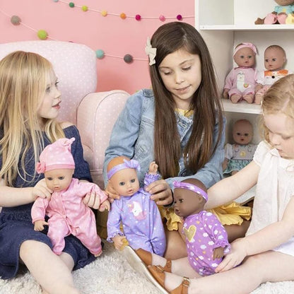 ADORA Play Time Babies Collection, 13" Baby Doll with Doll Clothes and Accesories, Made with Sweet Baby Powder Scent, and GentleTouch Vinyl Body, Birthday Gift for Ages 1+ - Unicorn Glitter