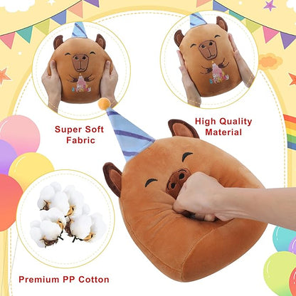Birthday Gift Capybara Plush Toy - Cuddly Capybara Stuffed Animal Soft Plush, for Kids, 10 Inch