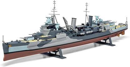 Airfix Ship Model Kit Vintage Classics - A04212V HMS Belfast, Plastic Watercraft Model Kits for Adults & Kids Ages 8+, Skill Level 3, 1:600 Scale WW2 Warship Models, Miniature Battleship Navy Gifts