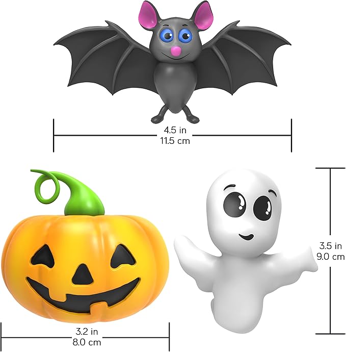SplashEZ Halloween Baby Bath Toys, Mold Free Bath Toys for Babies & Toddlers, No Hole No Mold Tub, Beach, Pool, BPA-Free, Infant Play Set No Holes 1 3 6 12 18 Months
