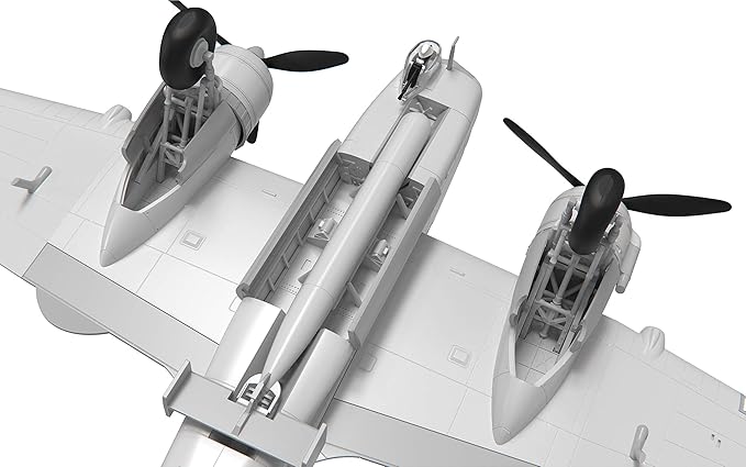 Airfix Model Airplane Kit Gift Set - A04021 Bristol Beaufort Mk.I, Plastic Plane Model Kits for Adults & Kids 14+, Skill Level 2, 1:72 Scale WW2 Military Aircraft - Real Aeroplane Model Gifts