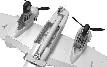 Airfix Model Airplane Kit Gift Set - A04021 Bristol Beaufort Mk.I, Plastic Plane Model Kits for Adults & Kids 14+, Skill Level 2, 1:72 Scale WW2 Military Aircraft - Real Aeroplane Model Gifts