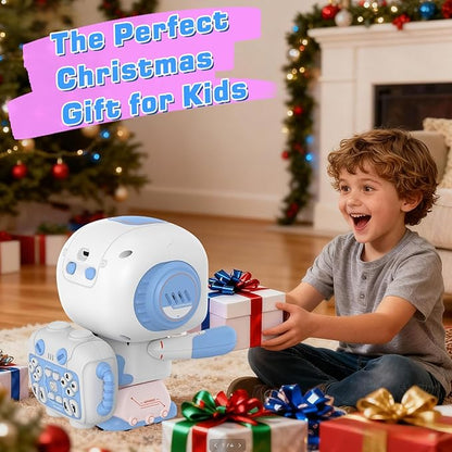 Robot Toy for Kids,Remote Control Robots with Smart Interactive Dancing, Programmable Toy, Rechargeable Robots Toys for Age 3-8 Year Old Boys and Girls Christmas Birthday Gift Present Blue
