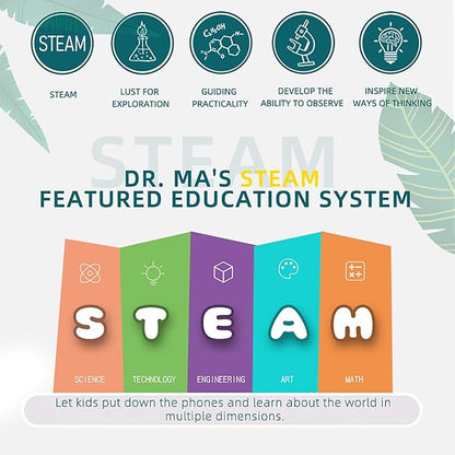 Crystal Growth Kit - 3 Vibrant Colorful Dinosaur growths - Science kit for Kids Ages 6-8, Great Gift Toys for Boys and Girls Ages 8-12, STEM Projects for Kids