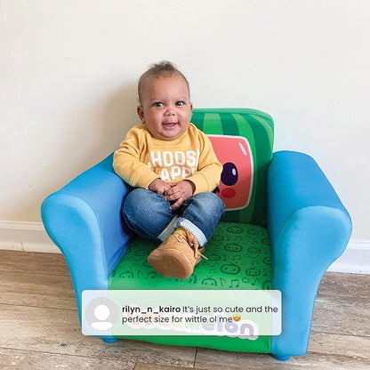 Delta Children Upholstered Chair, CoComelon