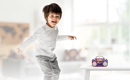 eKids Spidey and His Amazing Friends Toy Music Player, Toddler Toy with Built-in Music and Lights (Spidey)