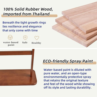 Coat Rack Tree Stand with Very Sturdy Base, Freestanding Small Clothes Rack Heavy Duty, Garment Hanging Racks for Kids and Adults, Space Saving Brown USYD-203