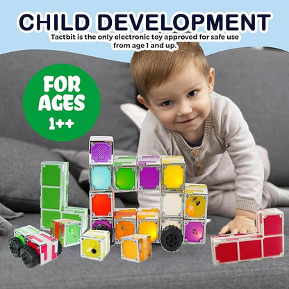 12 Magnetic Cubes for Kids Ages 1-100. Magnetic Building Blocks Set - Learning Toys for Toddlers 2-4 Years - Alphabet Learning & Education Toys - Versatile Building Blocks for Fun Play