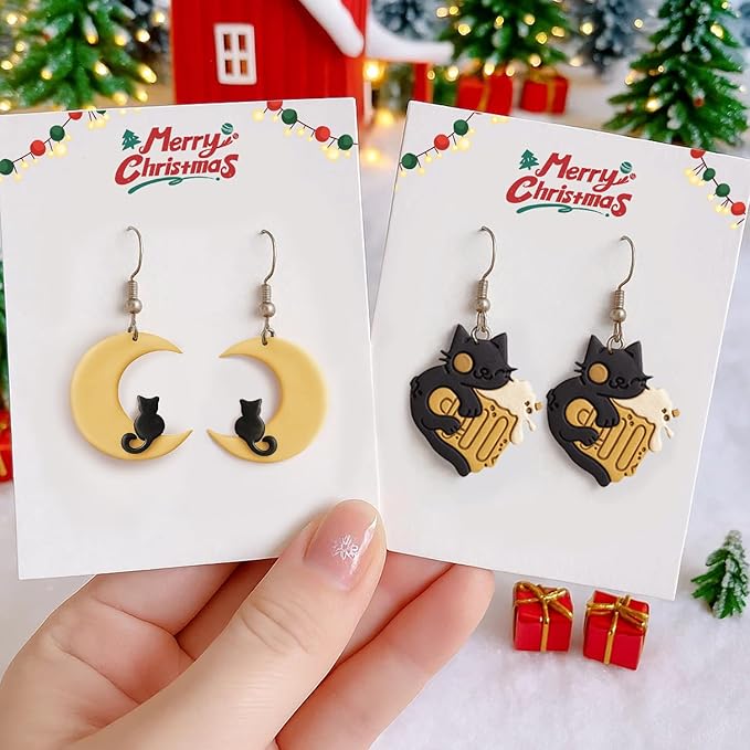 8Pcs Forest Animals Polymer Clay Cutters Set – Mini Earring & Keychain Clay Cutters for Jewelry Making, Craft Tools Gift for Women