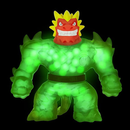 Heroes of Goo JIT Zu Glow Shifters - Versus Pack, Ultraglow Blazagon VS Shadowfang Viper. One with Unique Glow-in-The-Dark Goo Transformation. Crush The core, Goo Glows in The Dark.