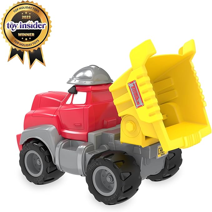 Tonka 06269 Interactive Talking Truck Toy for Toddlers Ages 2+ - Made of Sturdy Plastic with 20+ Sounds, Multicolor