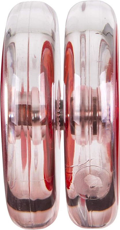 Duncan Toys Hornet Pro Looping Yo-Yo with String, Ball Bearing Axle and Plastic Body, Clear with Red Cap