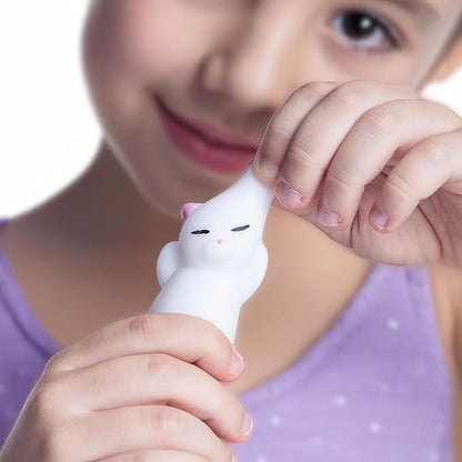 Nutty Toys Squishy Cat Set - 2" Soft Silicone Kawaii Kitties, Top Stress Relief Toy 2026, Unique Kids & Adults Egg Filler Gift Idea, Best Teenage Girl, Teen Boy & Tween Easter Basket Stuffers Present