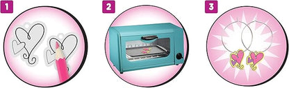 Shrinky Dinks Disney Princesses Kit, Includes 15 Shrinky Dinks, Arts and Crafts for Kids, Kids Toys for Ages 5 Up by Just Play