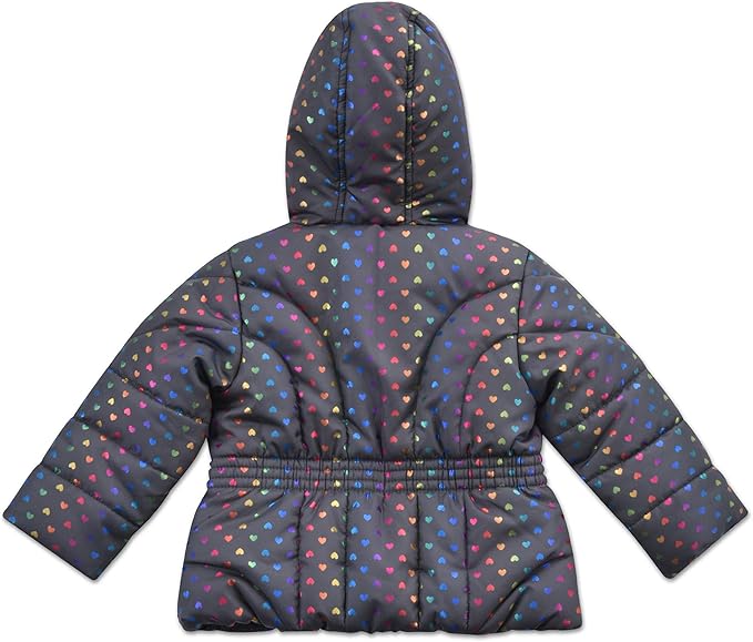 Arctic Quest Little Girls Bib Snow Pants and Ski Jacket Water-Resistant Snowsuit For Kids Winter Jacket For Girls