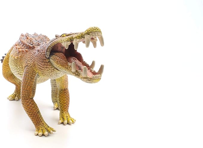 Schleich Dinosaurs, Large Dinosaur Toys for Boys and Girls, Realistic Kaprosuchus Toy with Movable Jaw, Ages 4+
