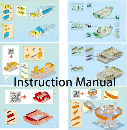 for Age 6+ Building Block Ocean Adventure Octonauts GUP-R Sailfish Vehicle & Barnacles 116pcs Building Brick Set-No Package Box (3702)