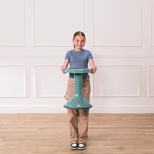 ECR4Kids ACE Active Core Engagement Wobble Stool, 18-Inch Seat Height, Flexible Seating, Seafoam