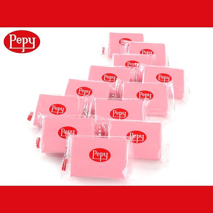 Pepy Plastilina Reusable and Non-Drying Modeling Clay; Set of 24 Bars, 1.4 Ounce Each, Perfect for Arts and Crafts Projects, Pink