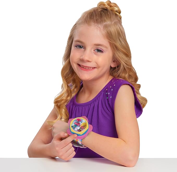 DreamWorks Trolls Band Together 9-inch Hug Time Talking Bracelet with Lights and Sounds, Kids Toys for Ages 3 Up by Just Play
