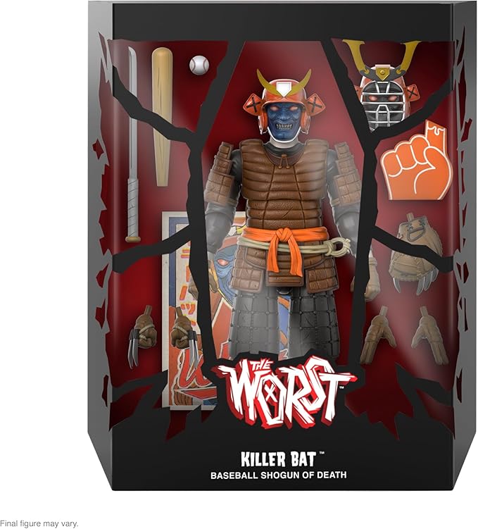 Super7 ULTIMATES! The Worst Killer Bat - 7" The Worst Action Figure with Accessories Collectibles and Retro Toys