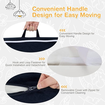 Costzon Kids Couch, Toddler Soft Sofa Chair w/Removable & Washable Velvet Surface for Preschool, Play Room, Nursery, Kindergarten, Toddler Sofa Couch for 0-5 Boys Girls Birthday Gift (Navy Blue)