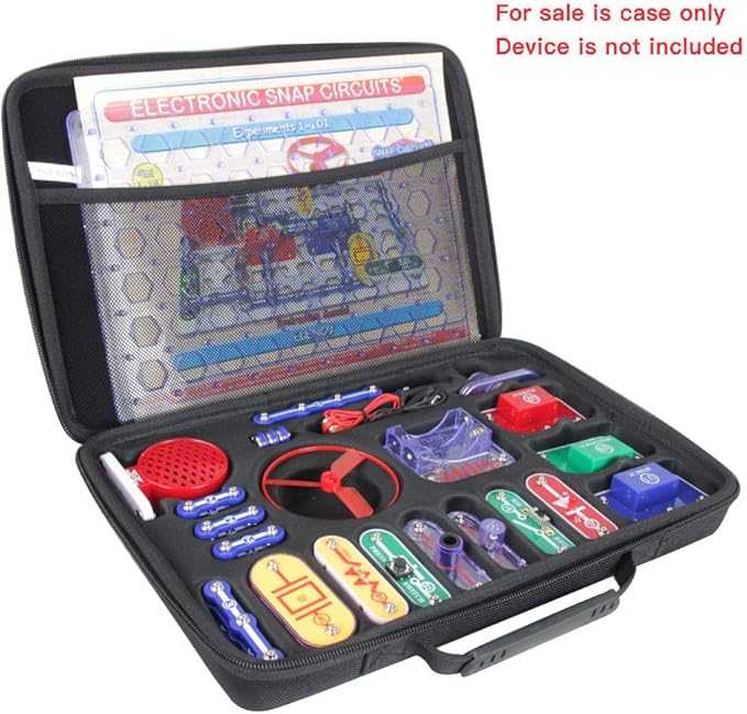 Hermitshell Hard Travel Case for Snap Circuits Electronics Exploration Kit (Case for Jr. SC-100)
