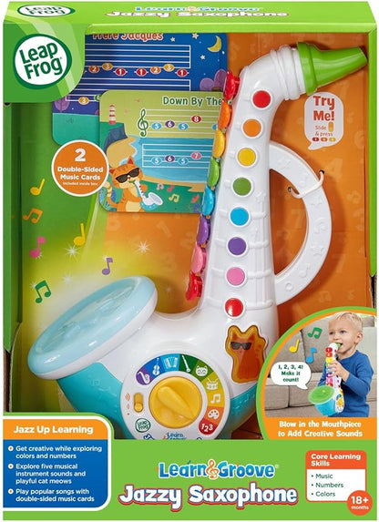 LeapFrog Learn and Groove Jazzy Saxophone Musical Toy for Toddlers