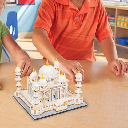 Micro Mini Blocks Architecture Taj Mahal Model Building Blocks Set Architecture Collection (4036 PCS)
