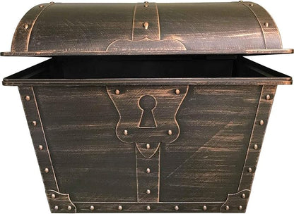 Teacher Created Resources Large Plastic Treasure Chest Classroom Rewards Pirate Party Goody Box (TCR8759) (Pack of 6)