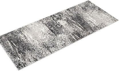 SAFAVIEH Adirondack Collection Runner Rug - 2'6" x 10', Silver & Multi, Modern Abstract Design, Non-Shedding & Easy Care, Ideal for High Traffic Areas in Living Room, Bedroom (ADR112G)