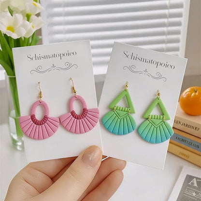 9pcs Mother‘s Day Polymer Clay Earring Cutters - Polymer Clay Molds & Polymer Clays Earring Cutters for Jewelry Making - Flower Polymer Clays, for Dates, Parties, Mother’s Day