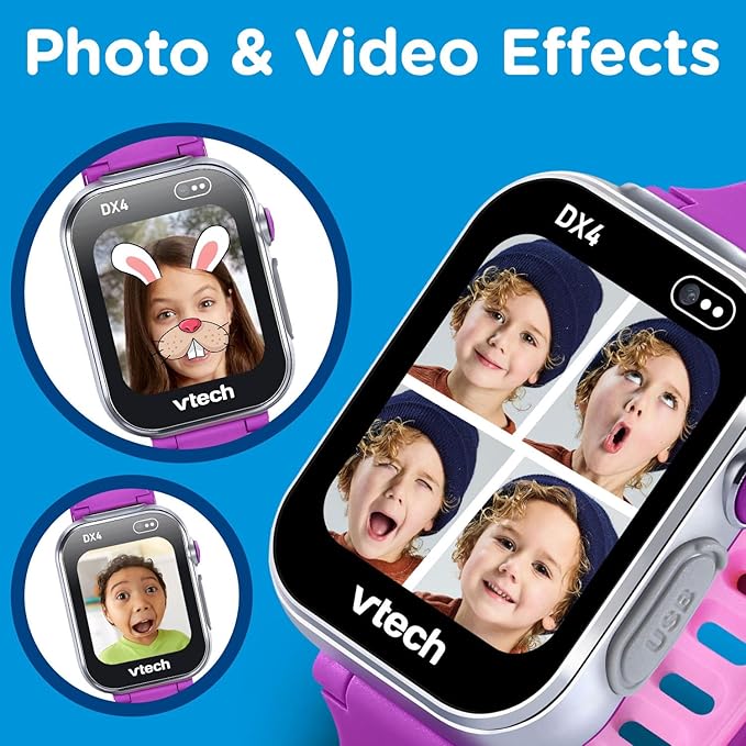 VTech KidiZoom Smartwatch DX4, Purple