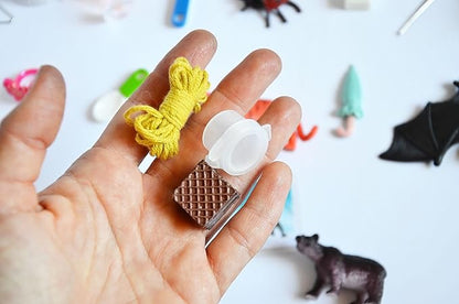 TomToy Apple Alphabet Objects Set for Montessori ABC Box, Set of 26 Objects