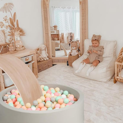 GOGOSO Balls for Ball Pit - Plastic Ball for Toddlers, Baby Kids Ball Pool Decoration 50 100 200 300 500 1000 (6 Colors, 500 Balls)
