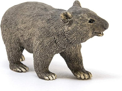 Schleich Wild Life, Realistic Australian Animal Toys for Kids Ages 3 and Above, Wombat Toy Figurine