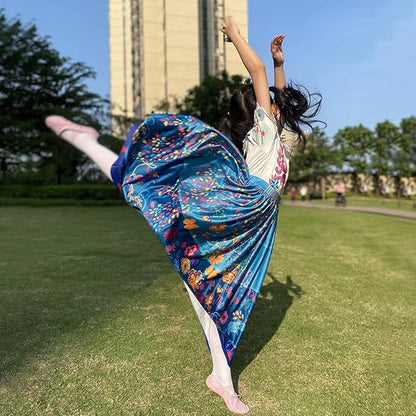 Kids Mirabel Cosplay Costume Girls Isabela Magical Princess Dresses Halloween Party Dress Up Suit