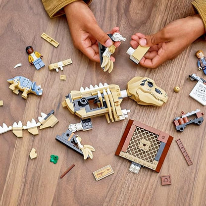 LEGO Jurassic World T. rex Dinosaur Fossil Exhibition 76940 Building Kit; Cool Toy Playset for Kids; New 2021 (198 Pieces)