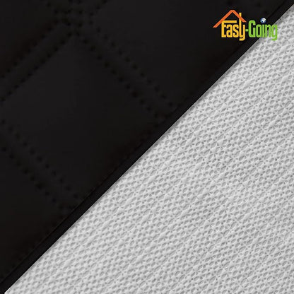 Easy-Going Sofa Slipcover Waterproof Sofa Cover Couch Cover for 4 Cushion Couch with Elastic Straps Washable Non-Slip Furniture Protector Cover for Pets, Dogs, Cat (XX-Large, Black)