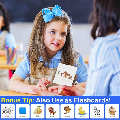 Wooden Blocks Spelling Game, Matching Letter Game for Kids Ages 3-8, Kindergarten Educational Sight Words Flash Cards Learning Toy, Preschool Montessori ABC Alphabet Crossword Puzzle