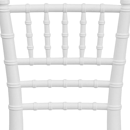 Flash Furniture Hercules Series Children's Resin Event Chair, Commercial/Residential All Occasion Chair, 330 lb. Static Weight Capacity, White