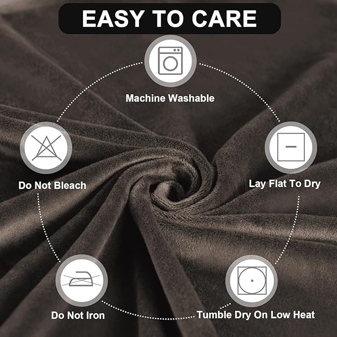 FestiCorp Recliner Chair Covers Real Velvet 4-Pieces Recliner Covers for Small Lazy Boy Recliner Chair Stretch Recliner Sofa Slipcovers Furniture Protector with Side Pocket & Elastic Bottom, Brown