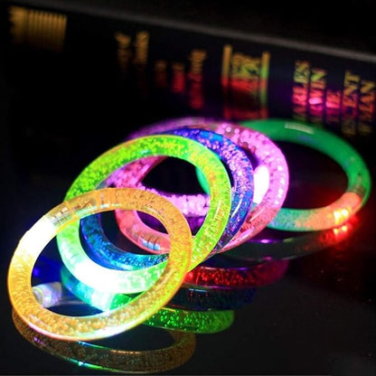 36 Pack Glow In The Dark LED Bracelets Party Favors for Kids Party Supplies Flashing Light Up Bracelet Glow Sticks Party Toys Neon Party Accessory Concert Birthday Party Games Valentines Day Gifts