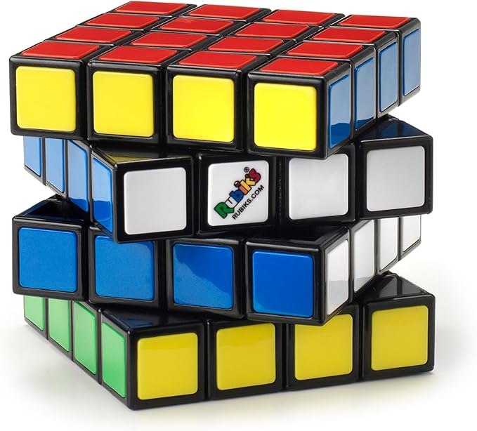 Rubik’s Cube, The Official 4x4 Rubik's Cube Classic Color-Matching Puzzle, Twisting Fidget Toy, Challenging Brain Teaser & Sensory Puzzle for Adults, Teens, & Kids, for Ages 8 & Up