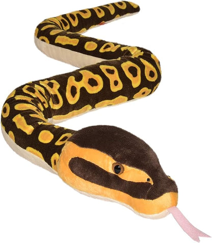 Wild Republic Snakes, Snake Plush, Stuffed Animal, Plush Toy, Gifts for Kids, Ball Python, 54"