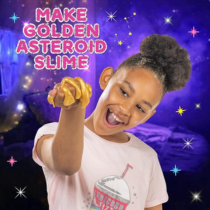 Original Stationery Unicorn Slime Kit for Girls Ages 7–12, DIY Shimmer Slime Set with Glow-in-The-Dark, Pearlescent, Holographic & Glitter Slimes, Creative Craft, Birthday Gift for Kids