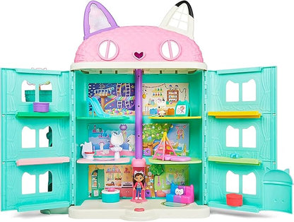 Gabby’s Dollhouse, Purrfect Dollhouse with 15 Pieces including Toy Figures, Furniture, Accessories and Sounds, Kids Toys for Ages 3 and up