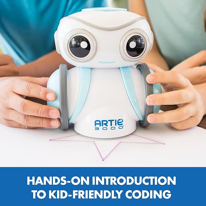 Educational Insights Artie 3000 the Coding & Drawing Robot, STEM Toy, Gift for Boys & Girls, Ages 7+