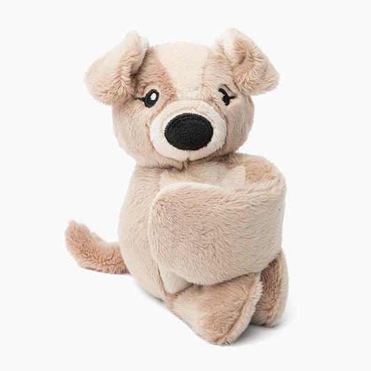 Hug Babies Cute Mini Plush Stuffed Animal Bracelet for Kids | Soft & Cuddly Portable Comfort Adorable On-The-Go Companion for Travel School & Adventures Ages 2+ (Charlie The Puppy)